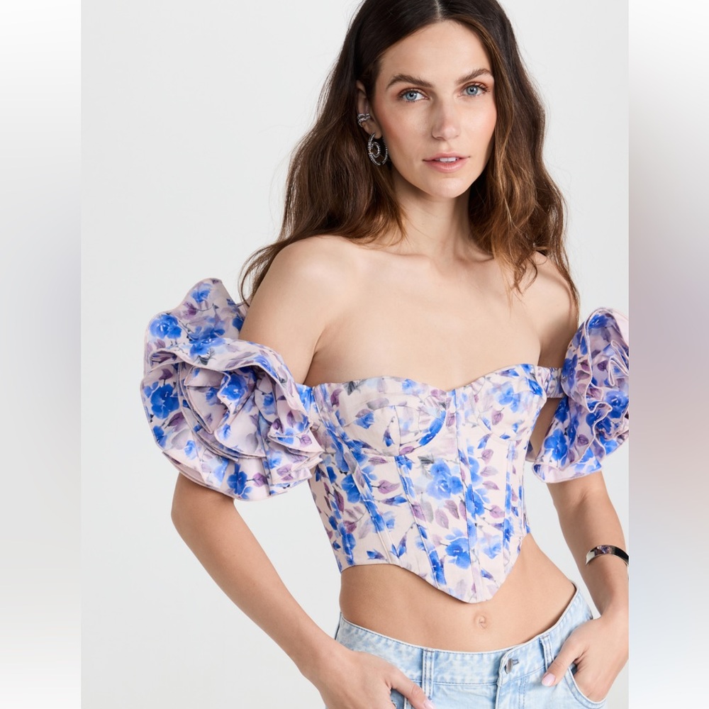 Bardot Sigma Printed Corset top